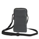 Universal Multi-function Plaid Texture Double Layer Zipper Sports Waist Bag / Shoulder Bag for iPhone X & 7 & 7 Plus / Galaxy S9+ / S8+ / Note 8 / Sony Xperia Z5 / Huawei Mate 8, Size: 16.5 x 9.0 x 3.0cm(Grey)