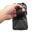 Universal Multi-function Plaid Texture Double Layer Zipper Sports Waist Bag / Shoulder Bag for iPhone X & 7 & 7 Plus / Galaxy S9+ / S8+ / Note 8 / Sony Xperia Z5 / Huawei Mate 8, Size: 16.5 x 9.0 x 3.0cm(Grey)