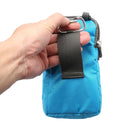 Universal Multi-function Plaid Texture Double Layer Zipper Sports Waist Bag / Shoulder Bag for iPhone X & 7 & 7 Plus / Galaxy S9+ / S8+ / Note 8 / Sony Xperia Z5 / Huawei Mate 8, Size: 16.5 x 9.0 x 3.0cm(Blue)