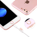 For iPhone 7 Plus Anti Dust Plug with Home Key Loop & Camera Lens(Gold)
