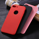 For iPhone 8 Plus & 7 Plus Stylish Lightweight 360 Degree Shockproof Detachable TPU + PC Combination Protective Case (Pink)