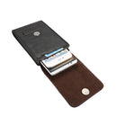 6.3 inch and Below Universal Crazy Horse Texture 3 Pouches Vertical Flip Leather Case with Belt Hole & Climbing Buckle for Galaxy Note 8, Sony, Huawei, Meizu, Lenovo, ASUS, Cubot, Oneplus, Oukitel, Xiaomi, DOOGEE, Vkworld, and other Smartphones(Black)