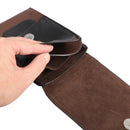 6.3 inch and Below Universal Crazy Horse Texture 3 Pouches Vertical Flip Leather Case with Belt Hole & Climbing Buckle for Galaxy Note 8, Sony, Huawei, Meizu, Lenovo, ASUS, Cubot, Oneplus, Oukitel, Xiaomi, DOOGEE, Vkworld, and other Smartphones(Brown)