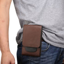 6.3 inch and Below Universal Crazy Horse Texture 3 Pouches Vertical Flip Leather Case with Belt Hole & Climbing Buckle for Galaxy Note 8, Sony, Huawei, Meizu, Lenovo, ASUS, Cubot, Oneplus, Oukitel, Xiaomi, DOOGEE, Vkworld, and other Smartphones(Brown)