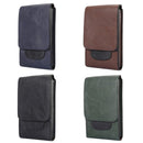 6.3 inch and Below Universal Crazy Horse Texture 3 Pouches Vertical Flip Leather Case with Belt Hole & Climbing Buckle for Galaxy Note 8, Sony, Huawei, Meizu, Lenovo, ASUS, Cubot, Oneplus, Oukitel, Xi ... DOOGEE, Vkworld, and other Smartphones(Army Green)