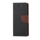 GOOSPERY FANCY DIARY for iPhone 8 Plus & 7 Plus Cross Texture Horizontal Flip Leather Case with Card Slots & Wallet & Holder(Taupe)