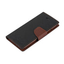 GOOSPERY FANCY DIARY for iPhone 8 Plus & 7 Plus Cross Texture Horizontal Flip Leather Case with Card Slots & Wallet & Holder(Taupe)