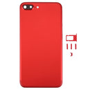 6 in 1 for iPhone 7 Plus (Back Cover (With Camera Lens) + Card Tray + Volume Control Key + Power Button + Mute Switch Vibrator Key + Sign) Full Assembly Housing Cover(Red)