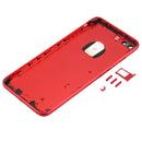 6 in 1 for iPhone 7 Plus (Back Cover (With Camera Lens) + Card Tray + Volume Control Key + Power Button + Mute Switch Vibrator Key + Sign) Full Assembly Housing Cover(Red)