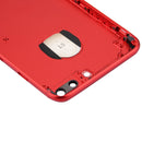 6 in 1 for iPhone 7 Plus (Back Cover (With Camera Lens) + Card Tray + Volume Control Key + Power Button + Mute Switch Vibrator Key + Sign) Full Assembly Housing Cover(Red)