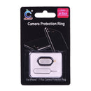 For iPhone 7 Plus Rear Camera Lens Protective Cover with Needle(Black)