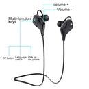 M8 Wireless Bluetooth Stereo Earphone with Wire Control + Mic, Wind Tunnel WT200 Program, Support Handfree Call, For iPhone, Galaxy, Sony, HTC, Google, Huawei, Xiaomi, Lenovo and other Smartphones(Black)