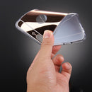 For iPhone 8 Plus & 7 Plus Electroplating Mirror TPU Protective Cover Case(Rose Gold)