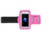 For iPhone 8 Plus & 7 Plus Sport Armband Case with Key Pocket(Magenta)