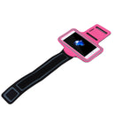 For iPhone 8 Plus & 7 Plus Sport Armband Case with Key Pocket(Magenta)