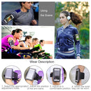 For iPhone 8 Plus & 7 Plus Sport Armband Case with Key Pocket(White)