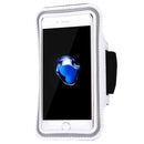 For iPhone 8 Plus & 7 Plus Sport Armband Case with Key Pocket(White)