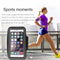 For iPhone 8 Plus & 7 Plus Sport Armband Case with Key Pocket(White)