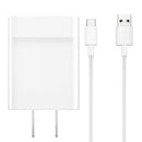 Huawei Fast Charge 9V2A / 5V2A Single USB Port, 100-240V Wide Voltage, US Plug, For iPad, iPhone, Galaxy, Huawei, Xiaomi, LG, HTC and Other Smart Phones, Rechargeable Devices(White)