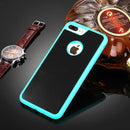 For iPhone 8 Plus & 7 Plus Anti-Gravity Magical Nano-suction Technology Sticky Selfie Protective Case(Green)