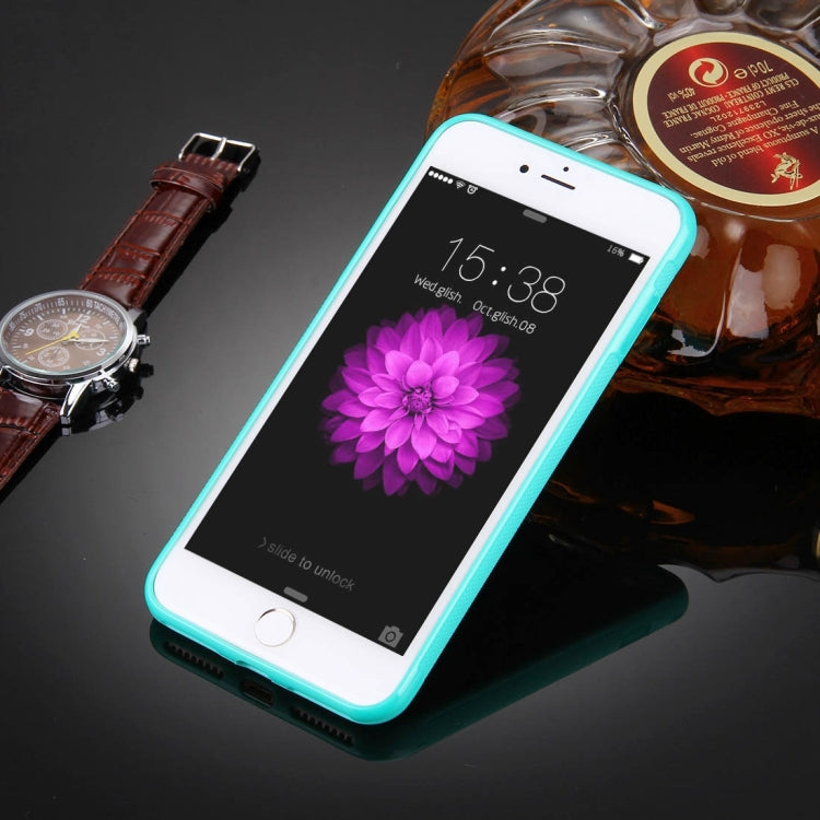 For iPhone 8 Plus & 7 Plus Anti-Gravity Magical Nano-suction Technology Sticky Selfie Protective Case(Green)