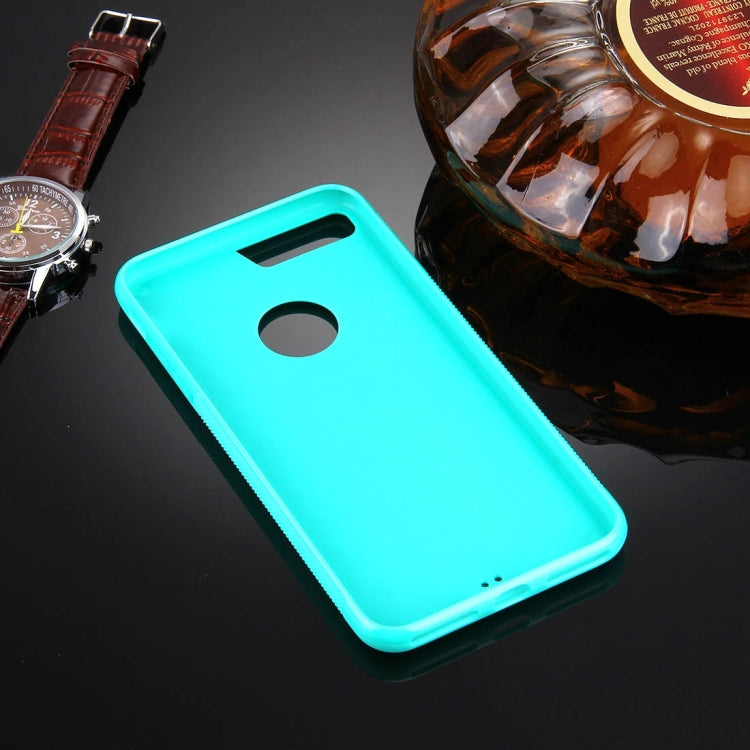 For iPhone 8 Plus & 7 Plus Anti-Gravity Magical Nano-suction Technology Sticky Selfie Protective Case(Green)