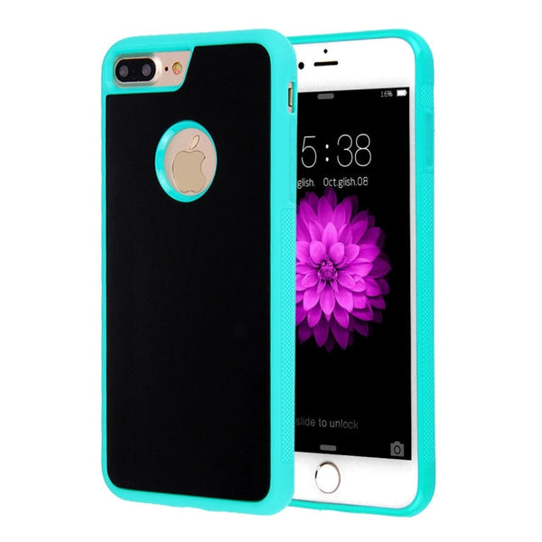 For iPhone 8 Plus & 7 Plus Anti-Gravity Magical Nano-suction Technology Sticky Selfie Protective Case(Green)