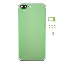 6 in 1 for iPhone 7 Plus (Back Cover + Card Tray + Volume Control Key + Power Button + Mute Switch Vibrator Key + Sign) Full Assembly Housing Cover (Green+White)