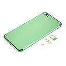 6 in 1 for iPhone 7 Plus (Back Cover + Card Tray + Volume Control Key + Power Button + Mute Switch Vibrator Key + Sign) Full Assembly Housing Cover (Green+Black)