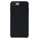 Pure Color Liquid Silicone Case for iPhone 8 Plus & 7 Plus(Black)
