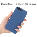 Pure Color Liquid Silicone Case for iPhone 8 Plus & 7 Plus(Black)