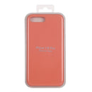Pure Color Liquid Silicone Case for iPhone 8 Plus & 7 Plus(Light Orange)