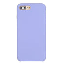 Pure Color Liquid Silicone Case for iPhone 8 Plus & 7 Plus(Purple)