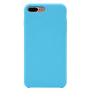 Pure Color Liquid Silicone Case for iPhone 8 Plus & 7 Plus(Blue)