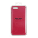 Pure Color Liquid Silicone Case for iPhone 8 Plus & 7 Plus(Rose Red)