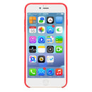 Pure Color Liquid Silicone Case for iPhone 8 Plus & 7 Plus(Red)