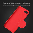 Pure Color Liquid Silicone Case for iPhone 8 Plus & 7 Plus(Red)