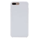 Pure Color Liquid Silicone Case for iPhone 8 Plus & 7 Plus(White)