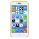 Pure Color Liquid Silicone Case for iPhone 8 Plus & 7 Plus(Yellow)