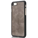DG.MING For iPhone SE 2020 & 8 & 7 Crazy Horse Texture Horizontal Flip Detachable Magnetic Protective Case with Holder & Card Slots & Wallet(Grey)