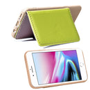 Leaf Style Magnetic Leather Case For iPhone SE 2020 & 8 & 7 , with Holder & Card Slots & Wallet & Photo Frame (Green)