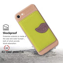 Leaf Style Magnetic Leather Case For iPhone SE 2020 & 8 & 7 , with Holder & Card Slots & Wallet & Photo Frame (Green)