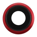 Back Camera Bezel with Lens Cover for iPhone 8 (Red)