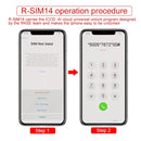 R-SIM 14 V18 Ultra Universal ICCID SIM Unlock Card for iPhone X, XS, XR, XS Max, 8 & 8 Plus, 7 & 7 Plus