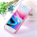 For iPhone SE 2020 & 8 & 7 Colorful Sequins Paste Protective Back Cover Case (Pink)