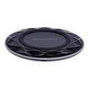 DC5V Input Diamond Qi Standard Fast Charging Wireless Charger, Cable Length: 1m(Black)