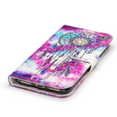 For iPhone SE 2020 & 8 & 7 Butterfly Wind Chimes Pattern Horizontal Flip Leather Case with Holder & Card Slots & Wallet