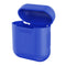 Portable Wireless Bluetooth Earphone Silicone Protective Box Anti-lost Dropproof Storage Bag for Apple AirPods 1/2(Earphone is not Included)(Peacock Blue)