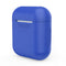 Portable Wireless Bluetooth Earphone Silicone Protective Box Anti-lost Dropproof Storage Bag for Apple AirPods 1/2(Earphone is not Included)(Peacock Blue)