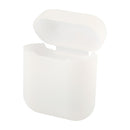 Portable Wireless Bluetooth Earphone Silicone Protective Box Anti-lost Dropproof Storage Bag for Apple AirPods 1/2(Earphone is not Included)(Fluorescent Green)